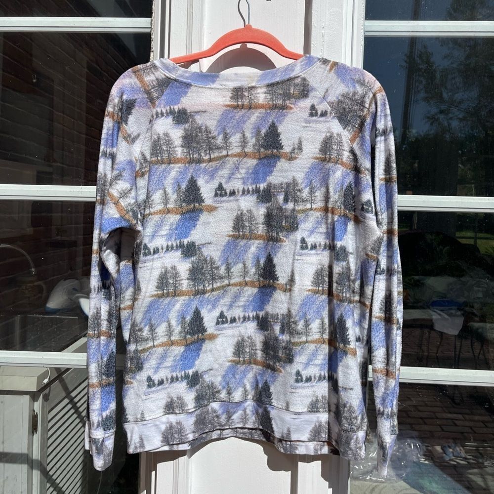 ATF All Things Fabulous Winter Scape Motif Sweatshirt - Picture 6 of 7